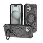 Ốp lưng điện thoại nam châm giá đỡ xoay kim loại hình vòng sao, dành cho iPhone 17 Pro Max, iPhone 17 Pro, iPhone 17, iPhone Air, iPhone 16 Pro Max, iPhone 16 Pro, iPhone 16