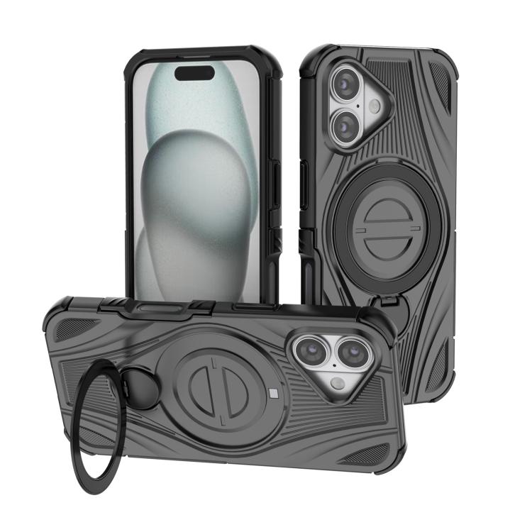 Ốp lưng điện thoại nam châm giá đỡ xoay kim loại hình vòng sao, dành cho iPhone 17 Pro Max, iPhone 17 Pro, iPhone 17, iPhone Air, iPhone 16 Pro Max, iPhone 16 Pro, iPhone 16