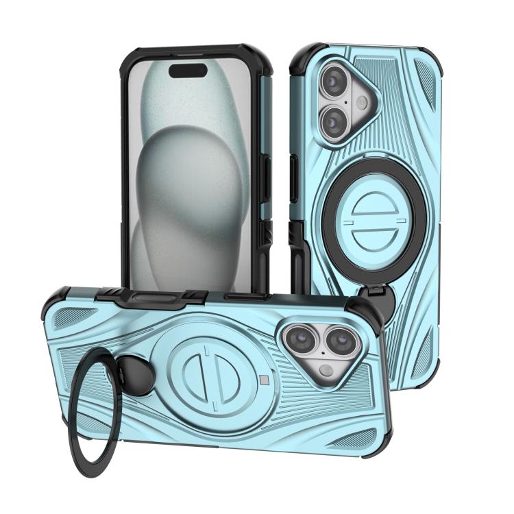 Ốp lưng điện thoại nam châm giá đỡ xoay kim loại hình vòng sao, dành cho iPhone 17 Pro Max, iPhone 17 Pro, iPhone 17, iPhone Air, iPhone 16 Pro Max, iPhone 16 Pro, iPhone 16