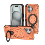 Ốp lưng điện thoại nam châm giá đỡ xoay kim loại hình vòng sao, dành cho iPhone 17 Pro Max, iPhone 17 Pro, iPhone 17, iPhone Air, iPhone 16 Pro Max, iPhone 16 Pro, iPhone 16