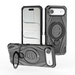 Ốp lưng điện thoại nam châm giá đỡ xoay kim loại hình vòng sao, dành cho iPhone 17 Pro Max, iPhone 17 Pro, iPhone 17, iPhone Air, iPhone 16 Pro Max, iPhone 16 Pro, iPhone 16