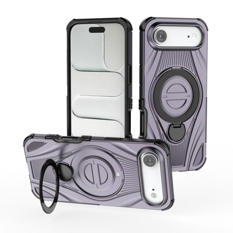 Ốp lưng điện thoại nam châm giá đỡ xoay kim loại hình vòng sao, dành cho iPhone 17 Pro Max, iPhone 17 Pro, iPhone 17, iPhone Air, iPhone 16 Pro Max, iPhone 16 Pro, iPhone 16
