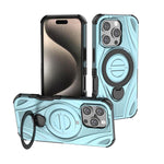 Ốp lưng điện thoại nam châm giá đỡ xoay kim loại hình vòng sao, dành cho iPhone 17 Pro Max, iPhone 17 Pro, iPhone 17, iPhone Air, iPhone 16 Pro Max, iPhone 16 Pro, iPhone 16