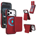 Ốp lưng điện thoại ví nam châm giả da cổ điển YM030, dành cho iPhone 17 Pro Max, dành cho iPhone 17 Pro