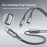 Cáp dữ liệu sạc nhanh 2 trong 1 JOYROOM S-A57 RapidX Series 100W USB-C / Type-C sang USB-C / Type-C, 8 Pin, 1.5m