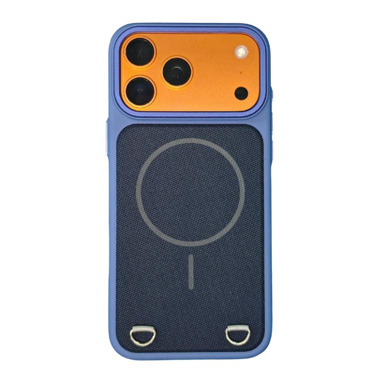 Ốp lưng điện thoại nam châm PC cảm giác da + vải công nghệ, dành cho iPhone 17 Pro Max, dành cho iPhone 17 Pro