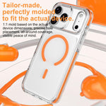Ốp lưng điện thoại hỗn hợp TPU PC bọc giáp băng nam châm, dành cho iPhone 17 Pro Max, dành cho iPhone 17 Pro, dành cho iPhone Air