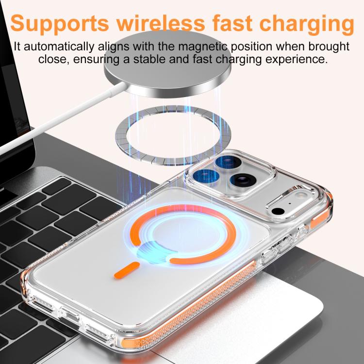 Ốp lưng điện thoại hỗn hợp TPU PC bọc giáp băng nam châm, dành cho iPhone 17 Pro Max, dành cho iPhone 17 Pro, dành cho iPhone Air