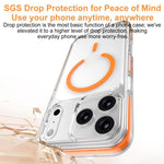 Ốp lưng điện thoại hỗn hợp TPU PC bọc giáp băng nam châm, dành cho iPhone 17 Pro Max, dành cho iPhone 17 Pro, dành cho iPhone Air