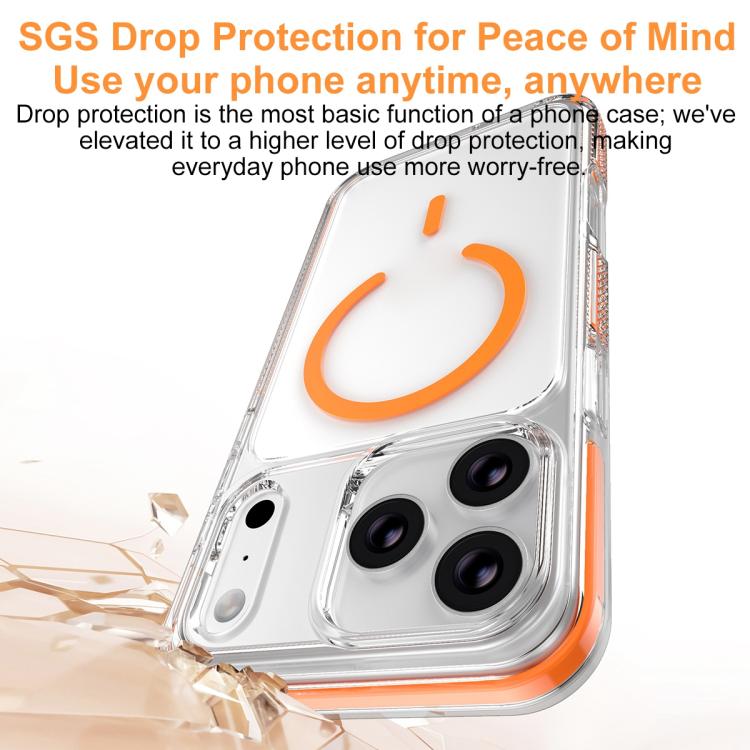 Ốp lưng điện thoại hỗn hợp TPU PC bọc giáp băng nam châm, dành cho iPhone 17 Pro Max, dành cho iPhone 17 Pro, dành cho iPhone Air