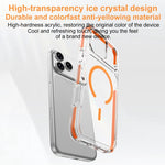 Ốp lưng điện thoại hỗn hợp TPU PC bọc giáp băng nam châm, dành cho iPhone 17 Pro Max, dành cho iPhone 17 Pro, dành cho iPhone Air