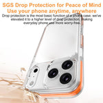 Ốp lưng điện thoại hỗn hợp TPU PC bọc giáp băng, dành cho iPhone 17 Pro Max, dành cho iPhone 17 Pro, dành cho iPhone Air