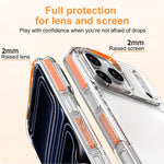 Ốp lưng điện thoại hỗn hợp TPU PC bọc giáp băng, dành cho iPhone 17 Pro Max, dành cho iPhone 17 Pro, dành cho iPhone Air