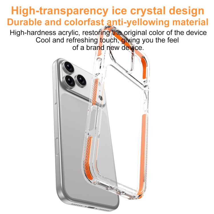 Ốp lưng điện thoại hỗn hợp TPU PC bọc giáp băng, dành cho iPhone 17 Pro Max, dành cho iPhone 17 Pro, dành cho iPhone Air