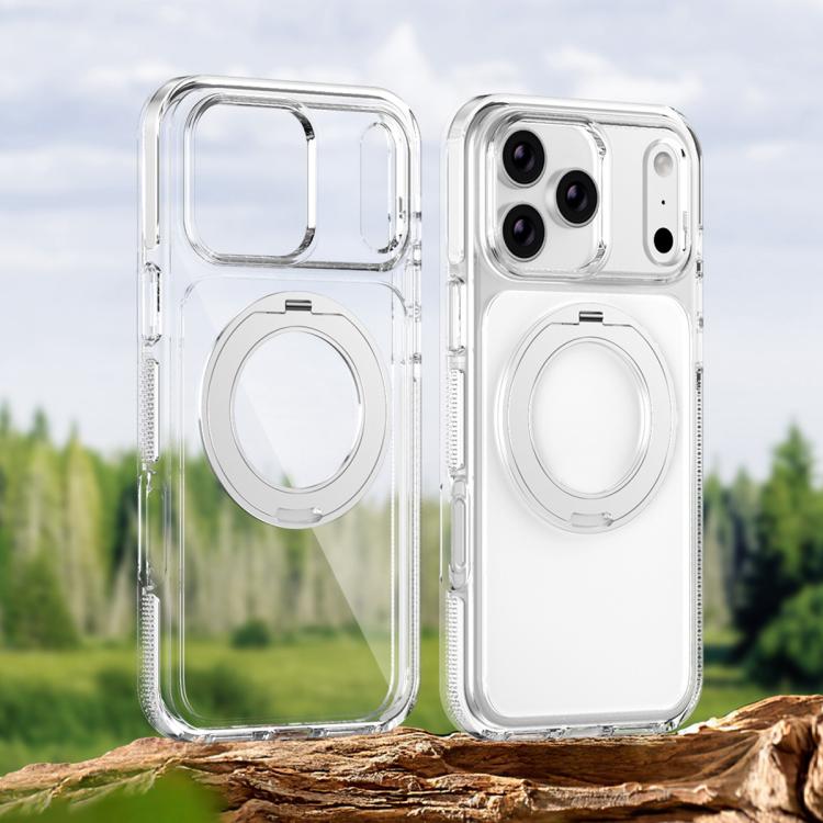 Ốp lưng điện thoại hỗn hợp TPU PC bọc giáp băng nam châm có giá đỡ xoay, dành cho iPhone 17 Pro Max, dành cho iPhone 17 Pro, dành cho iPhone Air