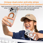 Ốp lưng điện thoại hỗn hợp TPU PC bọc giáp băng nam châm có giá đỡ xoay, dành cho iPhone 17 Pro Max, dành cho iPhone 17 Pro, dành cho iPhone Air