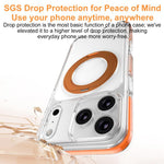 Ốp lưng điện thoại hỗn hợp TPU PC bọc giáp băng nam châm có giá đỡ xoay, dành cho iPhone 17 Pro Max, dành cho iPhone 17 Pro, dành cho iPhone Air