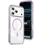 Ốp lưng điện thoại hỗn hợp TPU acrylic trong suốt nam châm Crystal Shield, dành cho iPhone 17 Pro Max, dành cho iPhone 17 Pro, dành cho iPhone 17, dành cho iPhone Air, dành cho iPhone 16 Pro Max, dành cho iPhone 16 Pro