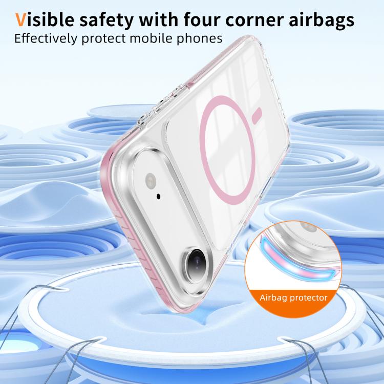 Ốp lưng điện thoại hỗn hợp TPU acrylic trong suốt nam châm Crystal Shield, dành cho iPhone 16 Plus, dành cho iPhone 16, dành cho iPhone 15 Pro Max, dành cho iPhone 15 Pro, dành cho iPhone 15 Plus, dành cho iPhone 15