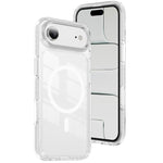 Ốp lưng điện thoại hỗn hợp TPU acrylic trong suốt nam châm Crystal Shield, dành cho iPhone 16 Plus, dành cho iPhone 16, dành cho iPhone 15 Pro Max, dành cho iPhone 15 Pro, dành cho iPhone 15 Plus, dành cho iPhone 15