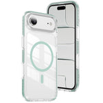 Ốp lưng điện thoại hỗn hợp TPU acrylic trong suốt nam châm Crystal Shield, dành cho iPhone 16 Plus, dành cho iPhone 16, dành cho iPhone 15 Pro Max, dành cho iPhone 15 Pro, dành cho iPhone 15 Plus, dành cho iPhone 15