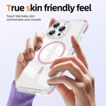 Ốp lưng điện thoại hỗn hợp TPU acrylic trong suốt nam châm Crystal Shield, dành cho iPhone 16 Plus, dành cho iPhone 16, dành cho iPhone 15 Pro Max, dành cho iPhone 15 Pro, dành cho iPhone 15 Plus, dành cho iPhone 15