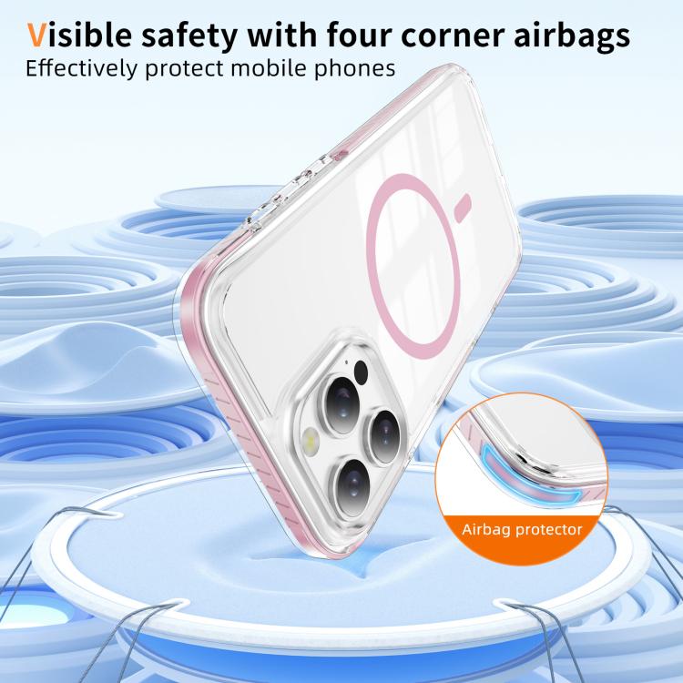 Ốp lưng điện thoại hỗn hợp TPU acrylic trong suốt nam châm Crystal Shield, dành cho iPhone 16 Plus, dành cho iPhone 16, dành cho iPhone 15 Pro Max, dành cho iPhone 15 Pro, dành cho iPhone 15 Plus, dành cho iPhone 15