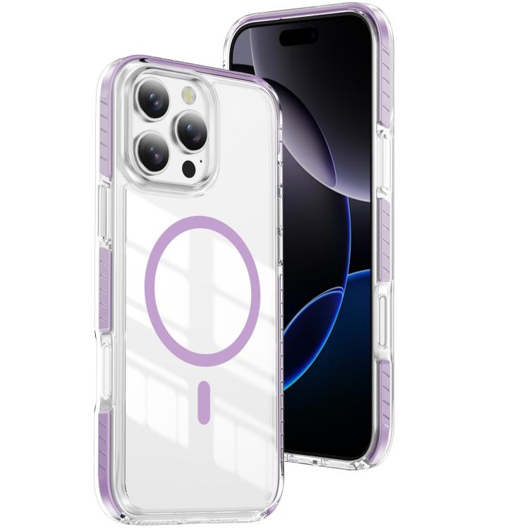 Ốp lưng điện thoại hỗn hợp TPU acrylic trong suốt nam châm Crystal Shield, dành cho iPhone 17 Pro Max, dành cho iPhone 17 Pro, dành cho iPhone 17, dành cho iPhone Air, dành cho iPhone 16 Pro Max, dành cho iPhone 16 Pro