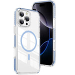 Ốp lưng điện thoại hỗn hợp TPU acrylic trong suốt nam châm Crystal Shield, dành cho iPhone 17 Pro Max, dành cho iPhone 17 Pro, dành cho iPhone 17, dành cho iPhone Air, dành cho iPhone 16 Pro Max, dành cho iPhone 16 Pro