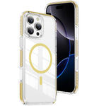Ốp lưng điện thoại hỗn hợp TPU acrylic trong suốt nam châm Crystal Shield, dành cho iPhone 17 Pro Max, dành cho iPhone 17 Pro, dành cho iPhone 17, dành cho iPhone Air, dành cho iPhone 16 Pro Max, dành cho iPhone 16 Pro