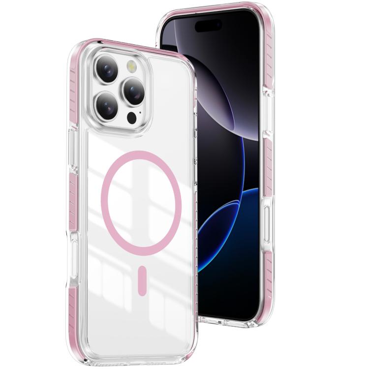Ốp lưng điện thoại hỗn hợp TPU acrylic trong suốt nam châm Crystal Shield, dành cho iPhone 17 Pro Max, dành cho iPhone 17 Pro, dành cho iPhone 17, dành cho iPhone Air, dành cho iPhone 16 Pro Max, dành cho iPhone 16 Pro