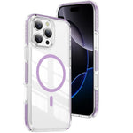Ốp lưng điện thoại hỗn hợp TPU acrylic trong suốt nam châm Crystal Shield, dành cho iPhone 17 Pro Max, dành cho iPhone 17 Pro, dành cho iPhone 17, dành cho iPhone Air, dành cho iPhone 16 Pro Max, dành cho iPhone 16 Pro