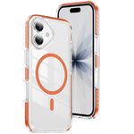 Ốp lưng điện thoại hỗn hợp TPU acrylic trong suốt nam châm Crystal Shield, dành cho iPhone 16 Plus, dành cho iPhone 16, dành cho iPhone 15 Pro Max, dành cho iPhone 15 Pro, dành cho iPhone 15 Plus, dành cho iPhone 15