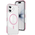 Ốp lưng điện thoại hỗn hợp TPU acrylic trong suốt nam châm Crystal Shield, dành cho iPhone 16 Plus, dành cho iPhone 16, dành cho iPhone 15 Pro Max, dành cho iPhone 15 Pro, dành cho iPhone 15 Plus, dành cho iPhone 15