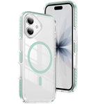Ốp lưng điện thoại hỗn hợp TPU acrylic trong suốt nam châm Crystal Shield, dành cho iPhone 16 Plus, dành cho iPhone 16, dành cho iPhone 15 Pro Max, dành cho iPhone 15 Pro, dành cho iPhone 15 Plus, dành cho iPhone 15