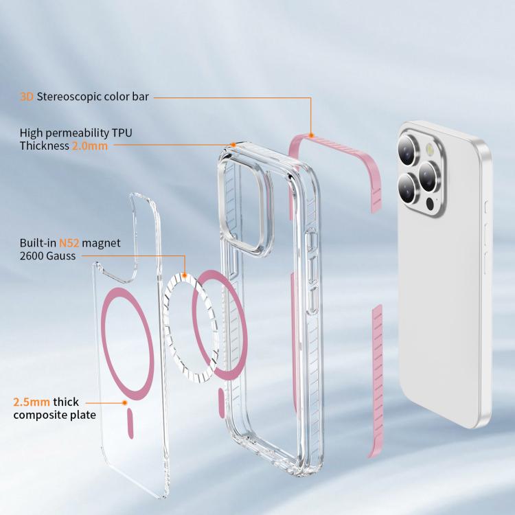 Ốp lưng điện thoại hỗn hợp TPU acrylic trong suốt nam châm Crystal Shield, dành cho iPhone 14 Plus, dành cho iPhone 14 / 13, dành cho iPhone 14 Pro, dành cho iPhone 14 Pro Max, dành cho iPhone 13 Pro Max, dành cho iPhone 13 Pro