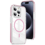 Ốp lưng điện thoại hỗn hợp TPU acrylic trong suốt nam châm Crystal Shield, dành cho iPhone 14 Plus, dành cho iPhone 14 / 13, dành cho iPhone 14 Pro, dành cho iPhone 14 Pro Max, dành cho iPhone 13 Pro Max, dành cho iPhone 13 Pro