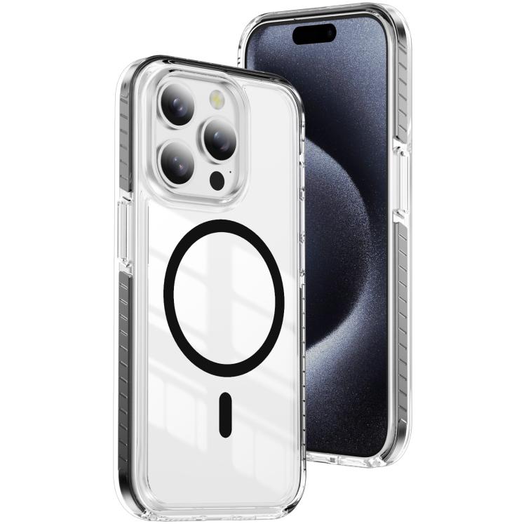 Ốp lưng điện thoại hỗn hợp TPU acrylic trong suốt nam châm Crystal Shield, dành cho iPhone 14 Plus, dành cho iPhone 14 / 13, dành cho iPhone 14 Pro, dành cho iPhone 14 Pro Max, dành cho iPhone 13 Pro Max, dành cho iPhone 13 Pro