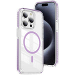 Ốp lưng điện thoại hỗn hợp TPU acrylic trong suốt nam châm Crystal Shield, dành cho iPhone 14 Plus, dành cho iPhone 14 / 13, dành cho iPhone 14 Pro, dành cho iPhone 14 Pro Max, dành cho iPhone 13 Pro Max, dành cho iPhone 13 Pro