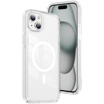 Ốp lưng điện thoại hỗn hợp TPU acrylic trong suốt nam châm Crystal Shield, dành cho iPhone 16 Plus, dành cho iPhone 16, dành cho iPhone 15 Pro Max, dành cho iPhone 15 Pro, dành cho iPhone 15 Plus, dành cho iPhone 15