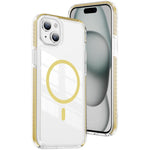 Ốp lưng điện thoại hỗn hợp TPU acrylic trong suốt nam châm Crystal Shield, dành cho iPhone 16 Plus, dành cho iPhone 16, dành cho iPhone 15 Pro Max, dành cho iPhone 15 Pro, dành cho iPhone 15 Plus, dành cho iPhone 15