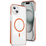 Ốp lưng điện thoại hỗn hợp TPU acrylic trong suốt nam châm Crystal Shield, dành cho iPhone 16 Plus, dành cho iPhone 16, dành cho iPhone 15 Pro Max, dành cho iPhone 15 Pro, dành cho iPhone 15 Plus, dành cho iPhone 15