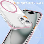 Ốp lưng điện thoại hỗn hợp TPU acrylic trong suốt nam châm Crystal Shield, dành cho iPhone 14 Plus, dành cho iPhone 14 / 13, dành cho iPhone 14 Pro, dành cho iPhone 14 Pro Max, dành cho iPhone 13 Pro Max, dành cho iPhone 13 Pro