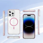 Crystal Shield Clear Magnetic Acrylic Hybrid TPU Phone Case, For iPhone 14 Pro Max, For iPhone 13 Pro Max, For iPhone 13 Pro, For iPhone 12 / 12 Pro, For iPhone 12 Pro Max