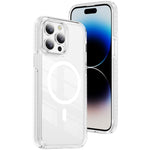 Ốp lưng điện thoại hỗn hợp TPU acrylic trong suốt nam châm Crystal Shield, dành cho iPhone 14 Plus, dành cho iPhone 14 / 13, dành cho iPhone 14 Pro, dành cho iPhone 14 Pro Max, dành cho iPhone 13 Pro Max, dành cho iPhone 13 Pro