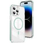 Crystal Shield Clear Magnetic Acrylic Hybrid TPU Phone Case, For iPhone 14 Pro Max, For iPhone 13 Pro Max, For iPhone 13 Pro, For iPhone 12 / 12 Pro, For iPhone 12 Pro Max
