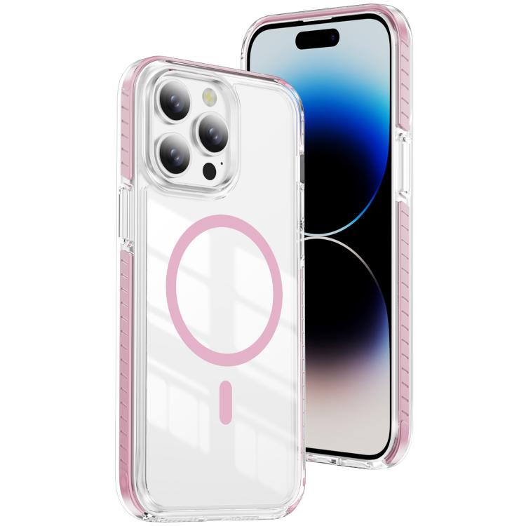 Ốp lưng điện thoại hỗn hợp TPU acrylic trong suốt nam châm Crystal Shield, dành cho iPhone 14 Plus, dành cho iPhone 14 / 13, dành cho iPhone 14 Pro, dành cho iPhone 14 Pro Max, dành cho iPhone 13 Pro Max, dành cho iPhone 13 Pro