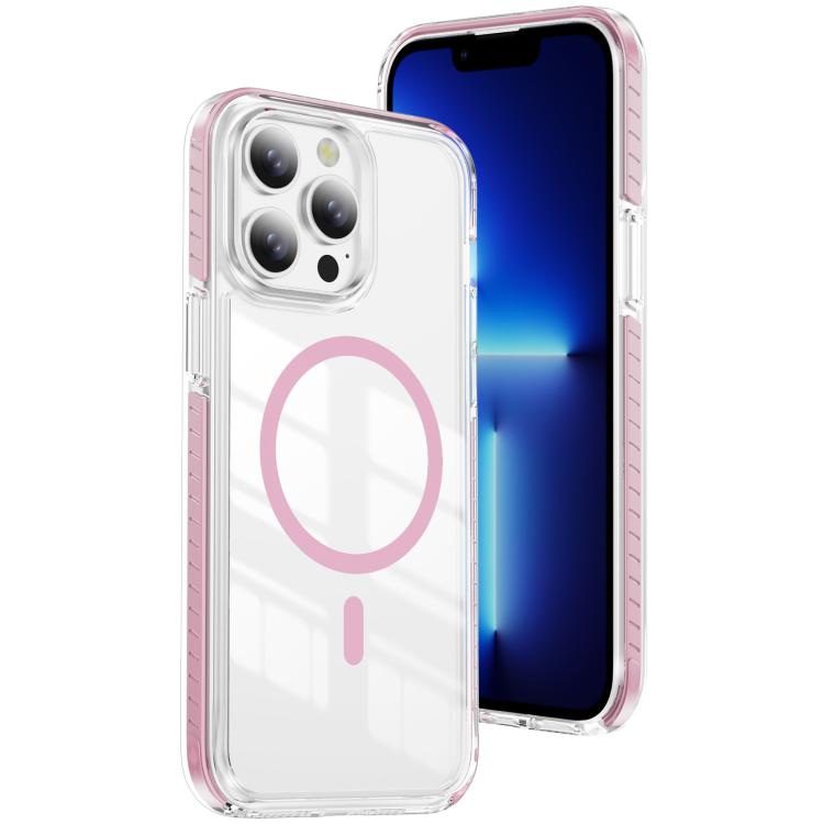 Ốp lưng điện thoại hỗn hợp TPU acrylic trong suốt nam châm Crystal Shield, dành cho iPhone 14 Plus, dành cho iPhone 14 / 13, dành cho iPhone 14 Pro, dành cho iPhone 14 Pro Max, dành cho iPhone 13 Pro Max, dành cho iPhone 13 Pro