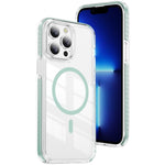 Ốp lưng điện thoại hỗn hợp TPU acrylic trong suốt nam châm Crystal Shield, dành cho iPhone 14 Plus, dành cho iPhone 14 / 13, dành cho iPhone 14 Pro, dành cho iPhone 14 Pro Max, dành cho iPhone 13 Pro Max, dành cho iPhone 13 Pro