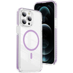 Ốp Lưng Điện Thoại Hybrid TPU Pha Lê Trong Suốt Nam Châm Crystal Shield, Dành Cho iPhone 12 / 12 Pro, Dành Cho iPhone 12 Pro Max